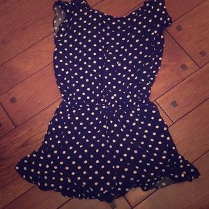 Polka Dog Romper